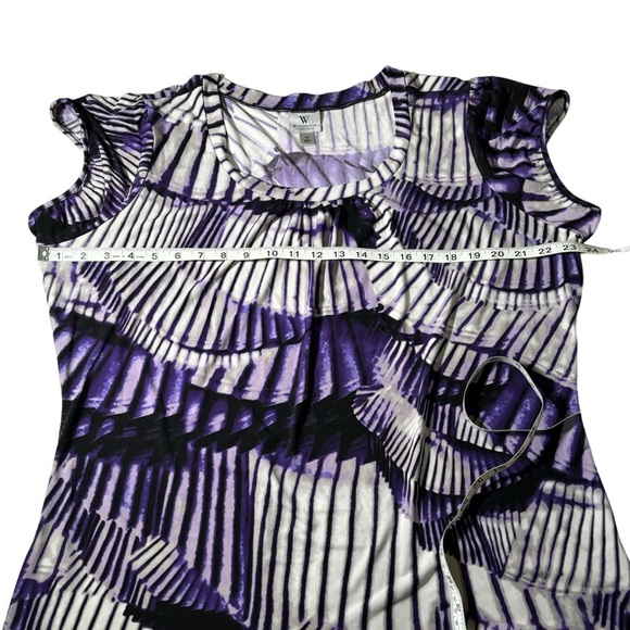 Worthington Woman Stretch Crew Neck Top Women's Size 1X - Picture 10 of 12